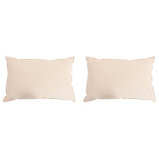 Jastuk 2 pcs Bež 60 x 80 cm Kapok vlakno