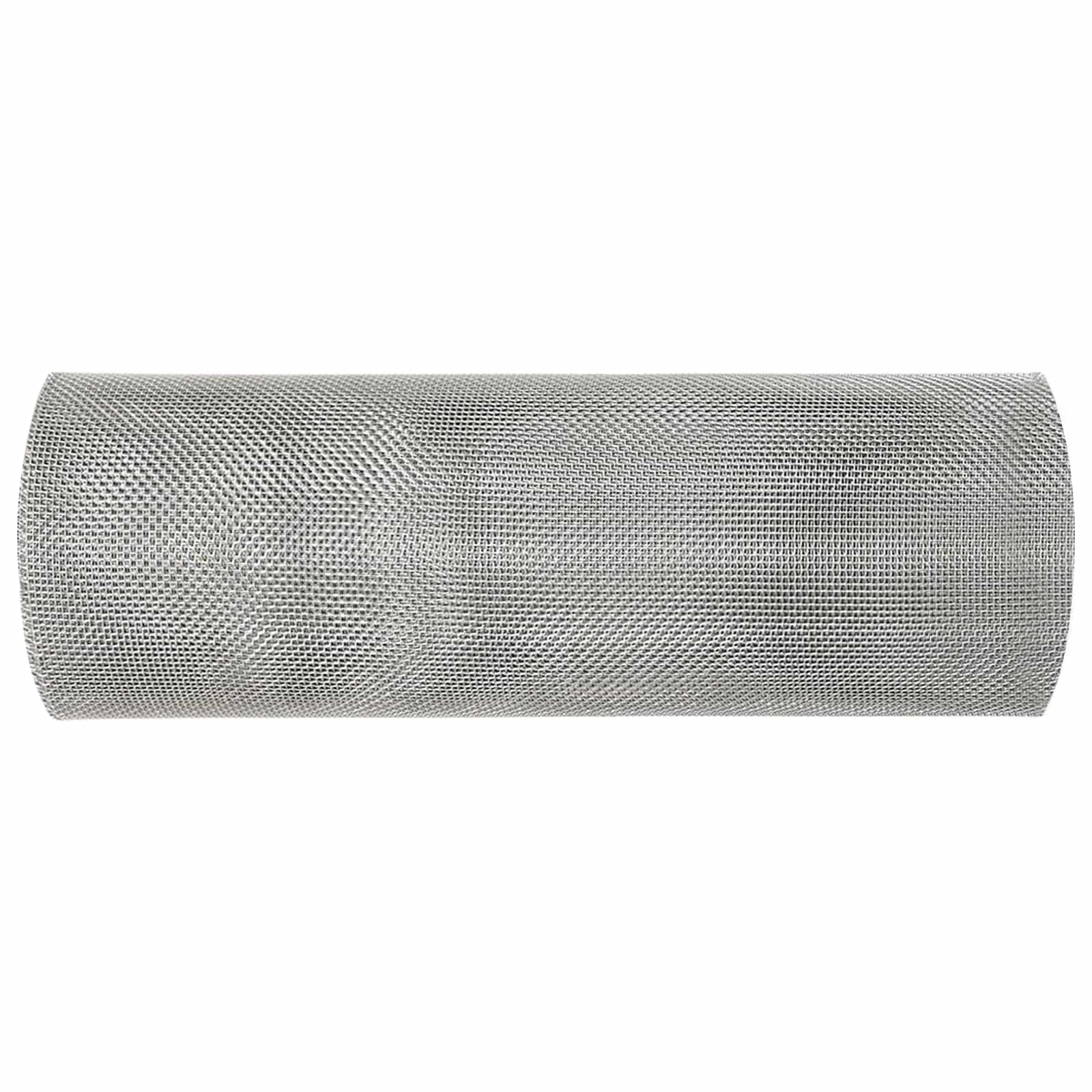 Mrežna tkanina 20 x 500 cm 18 mesh Nehrđajući čelik 304 Srebrna