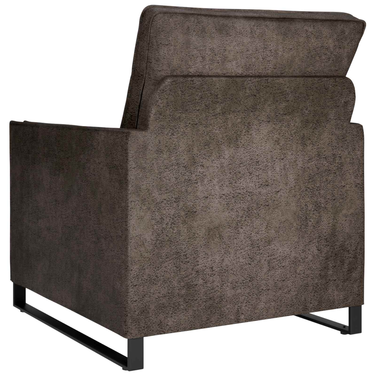 Jednokrevetni Sofa Tamnosiva 70 x 81 x 82 cm Umjetni sued