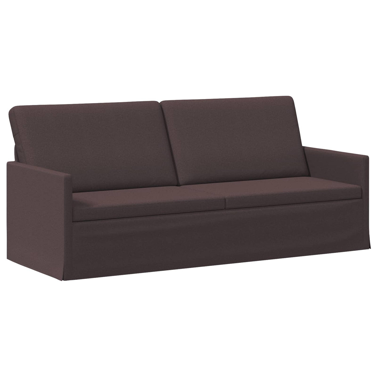 Set sofe 2 pcs Tamno smeđa Tkanina