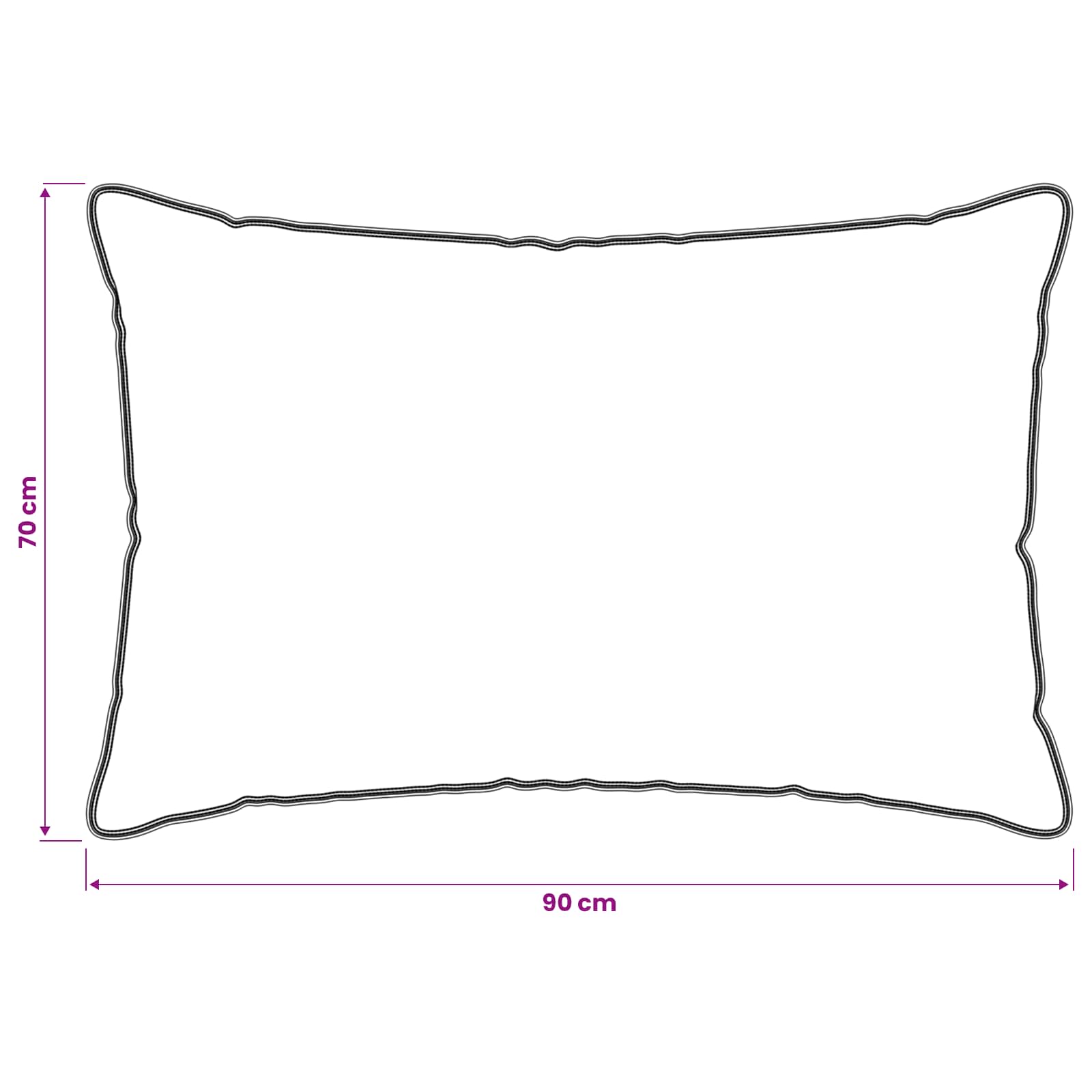 Set deka 2 kom. 240 x 220 cm Sve sezone Kapok vlakno Bež