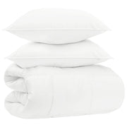 Set pokrivača 220 x 260 cm Ne Pamuk, bambus, poliester Bijela