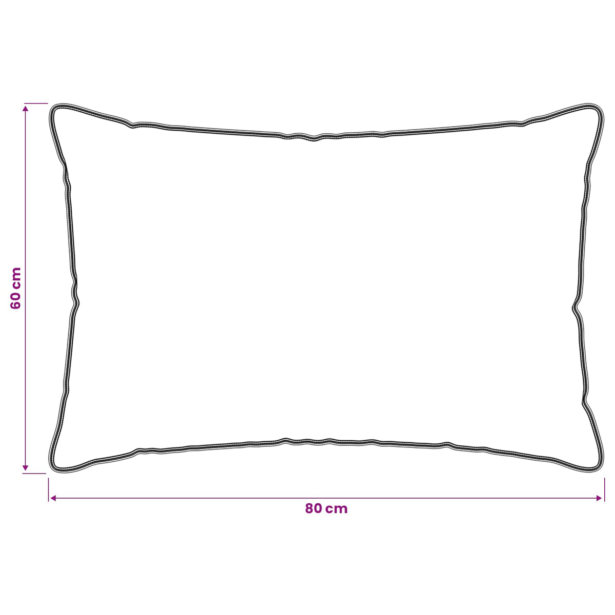 Set deka s jastukom Bijela 140 x 220 cm Poliester, Bambus