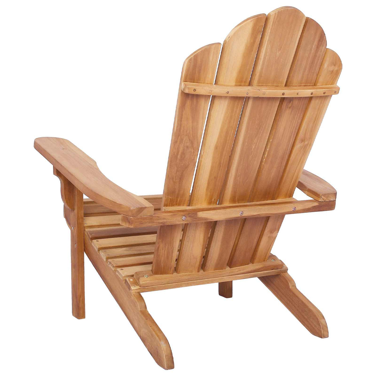 Vrtna Adirondack stolica Prirodna Čvrsto teak drvo