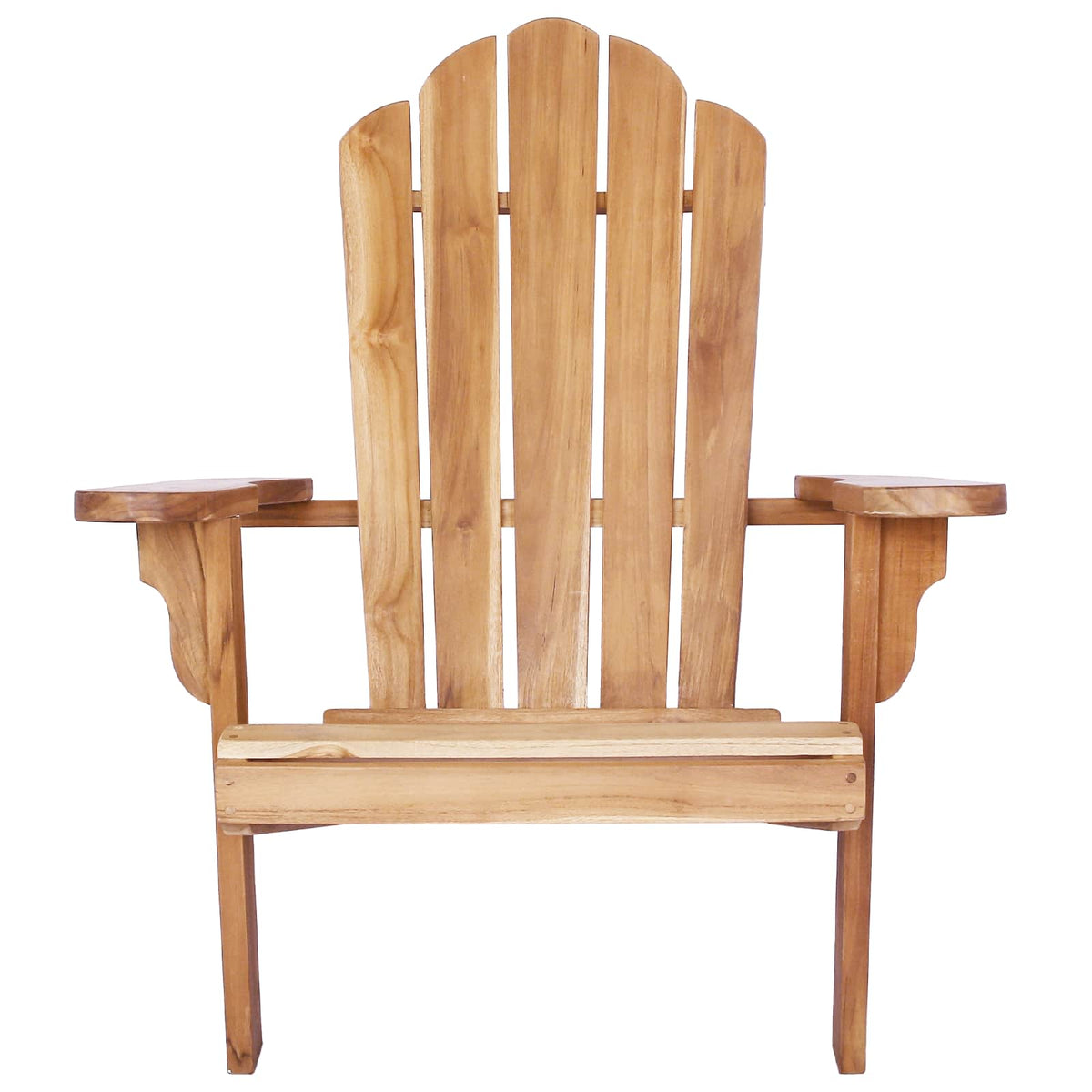 Vrtna Adirondack stolica Prirodna Čvrsto teak drvo