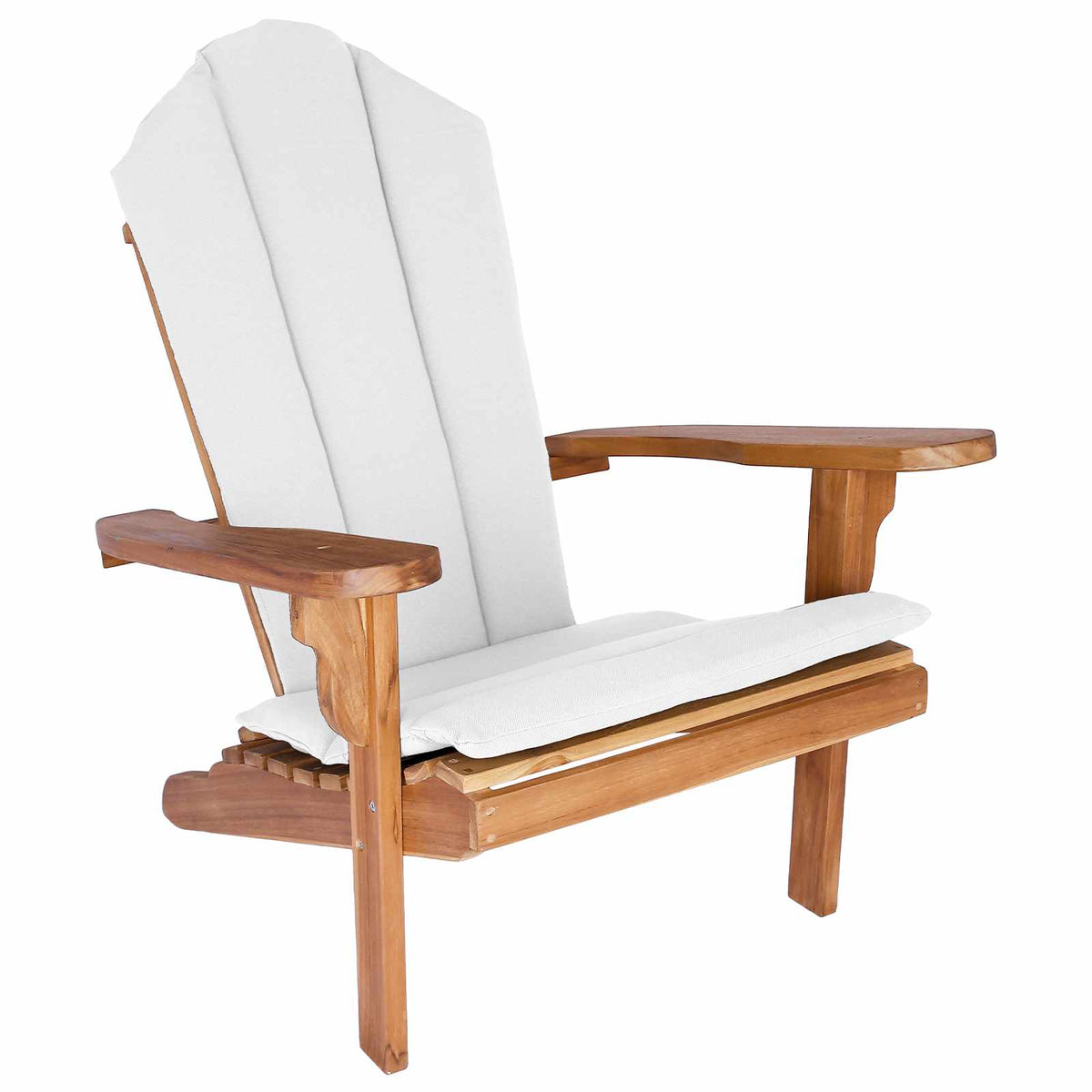 Vrtna Adirondack stolica Prirodna Čvrsto teak drvo