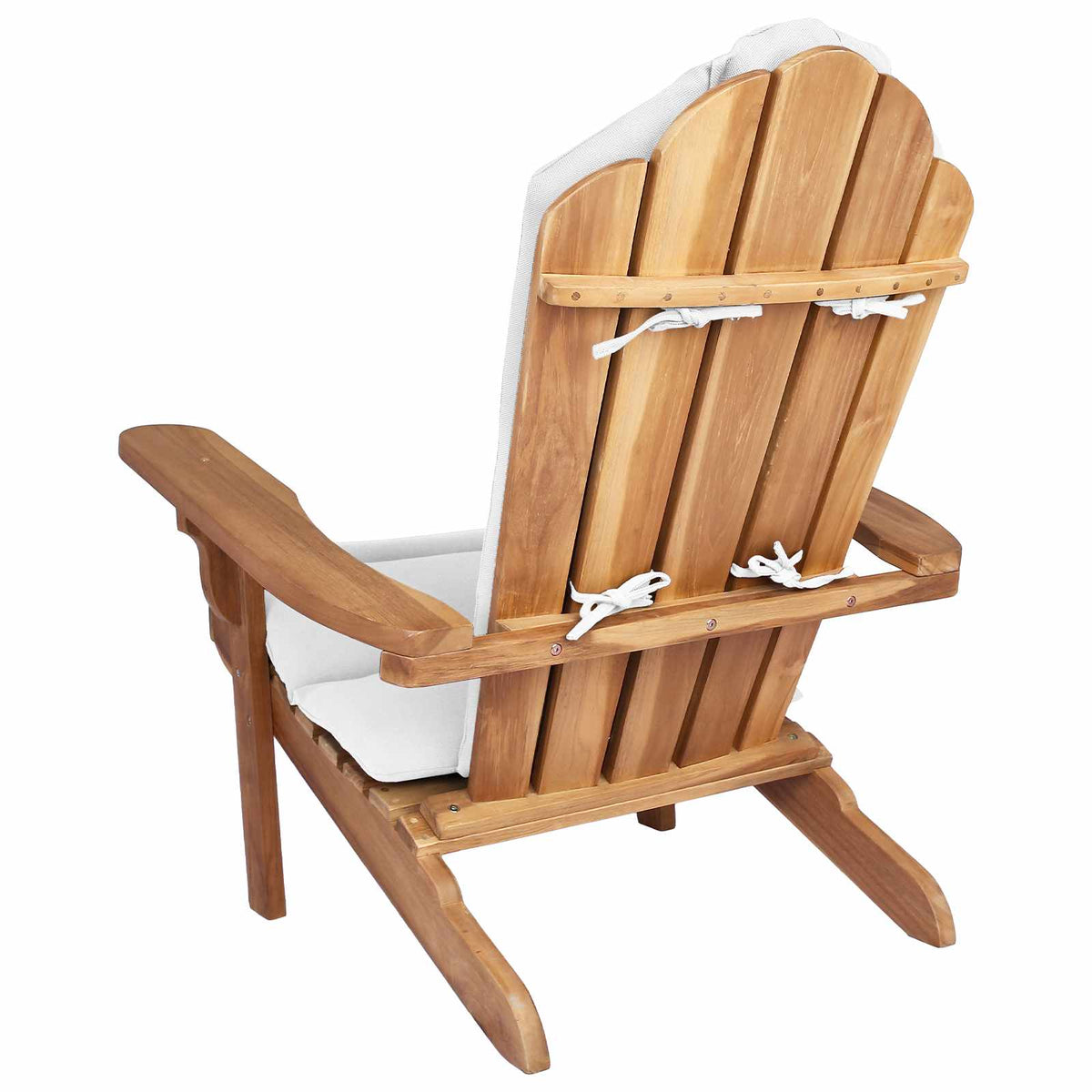 Vrtna Adirondack stolica Prirodna Čvrsto teak drvo