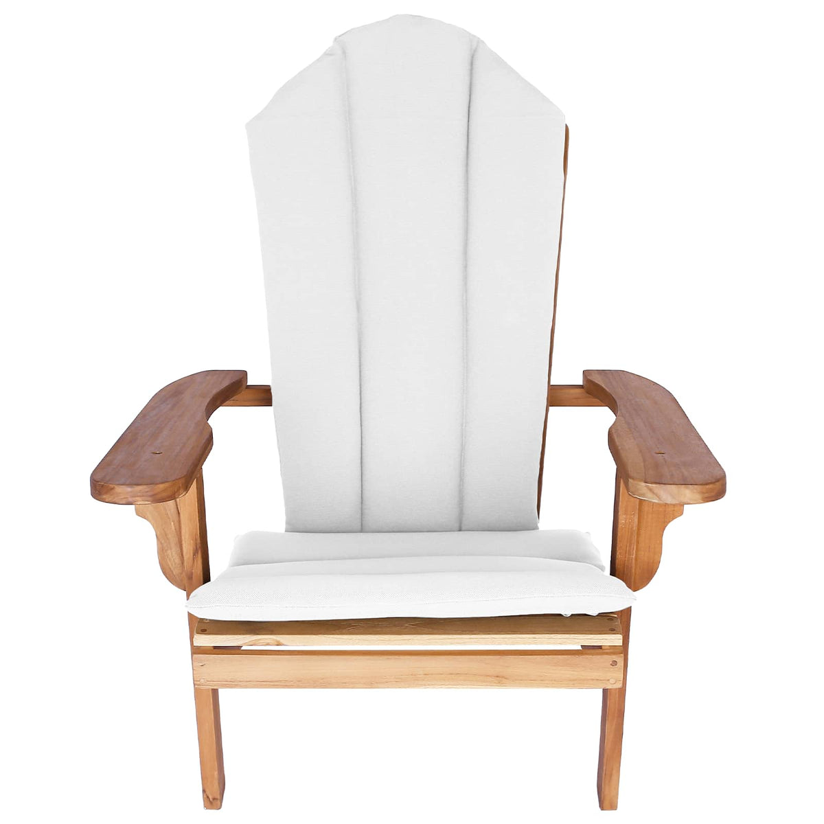 Vrtna Adirondack stolica Prirodna Čvrsto teak drvo