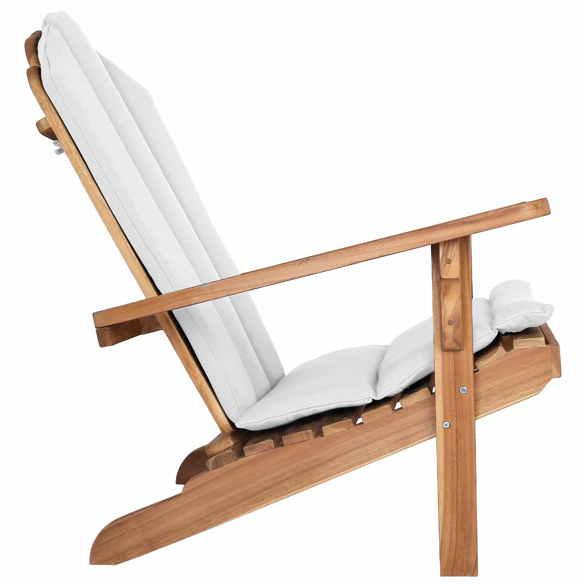 Vrtna Adirondack stolica Prirodna Čvrsto teak drvo