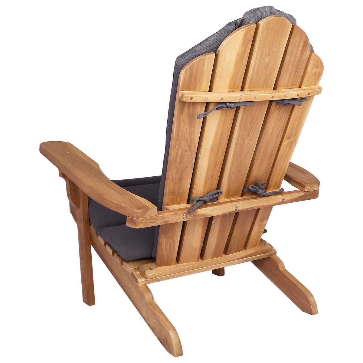 Vrtna Adirondack stolica Prirodna Čvrsto teak drvo