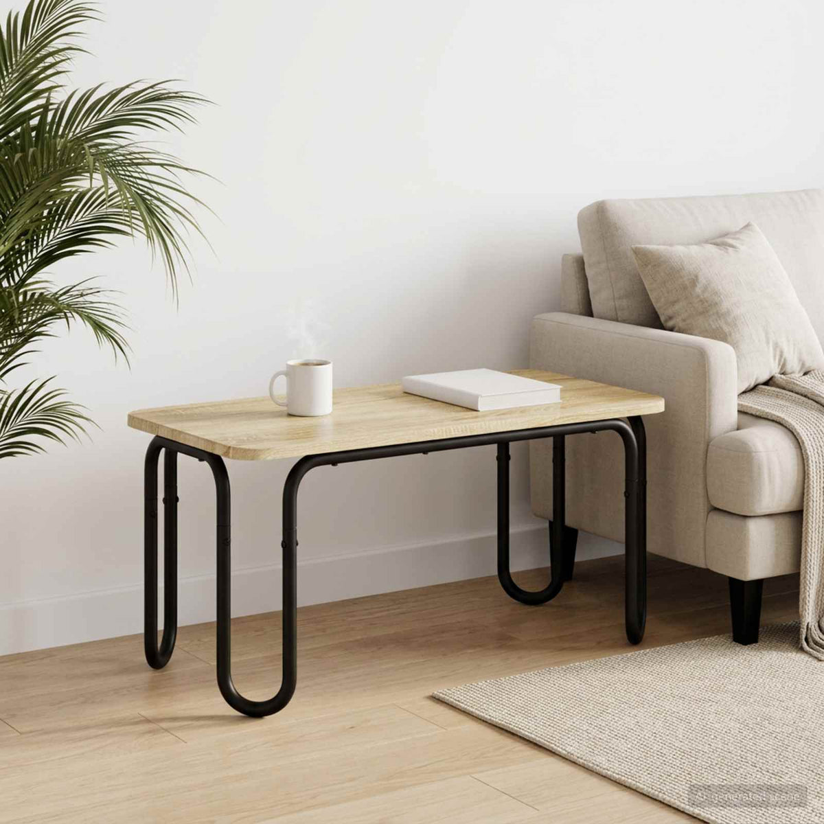 Stolić za kavu Hrast sonoma 100 x 50 x 45 cm Konstruirano drvo