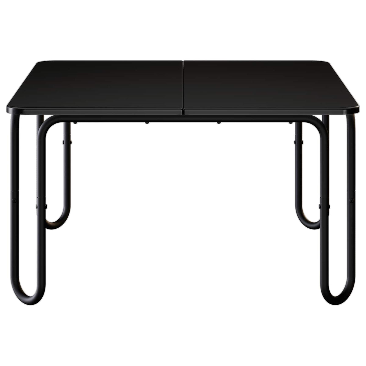 Stolić za kavu Crna 100 x 100 x 45 cm Konstruirano drvo