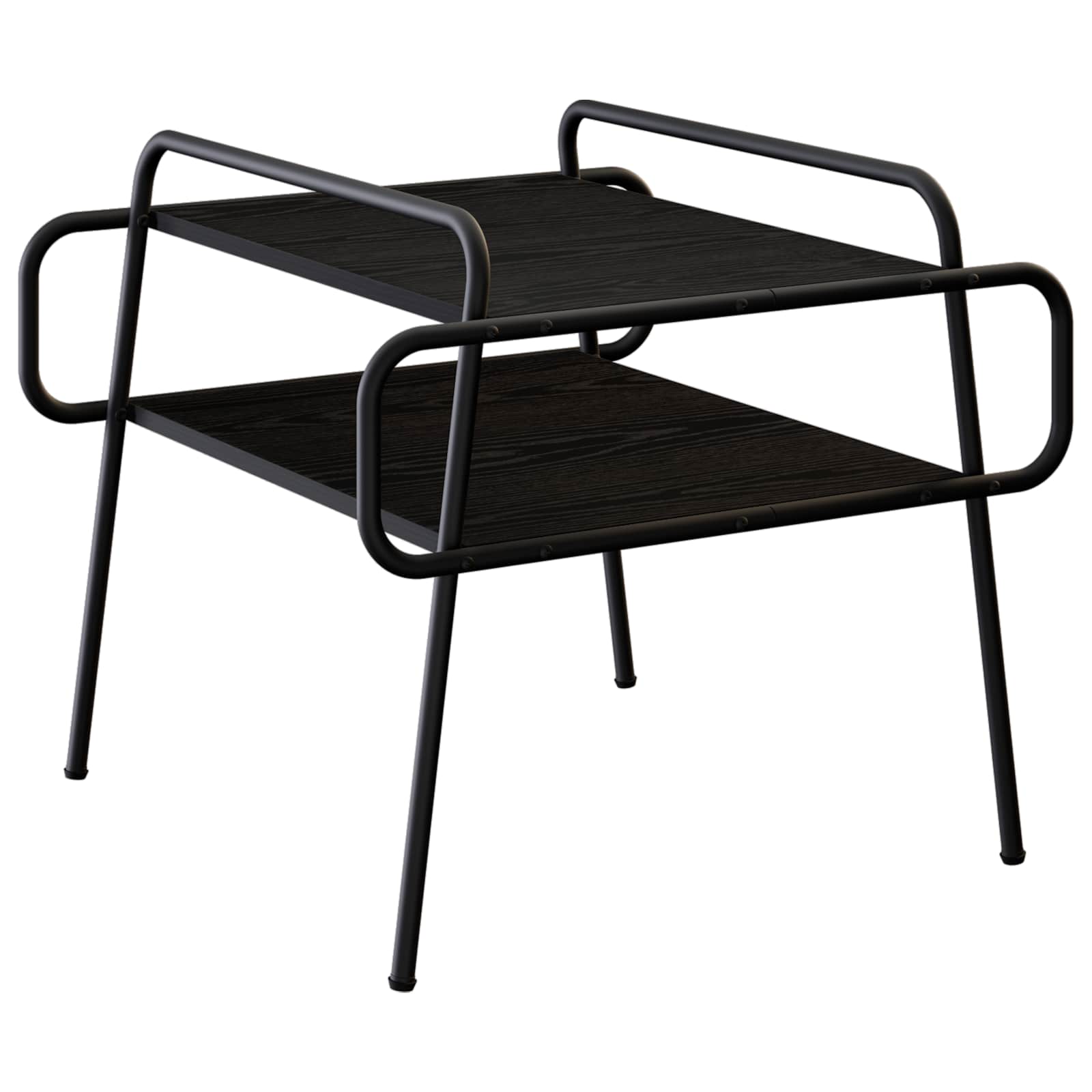 Stolić za kavu Crni hrast 50 x 50 x 51 cm Konstruirano drvo