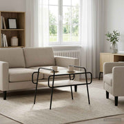 Stolić za kavu Hrast sonoma 70 x 50 x 51 cm Konstruirano drvo