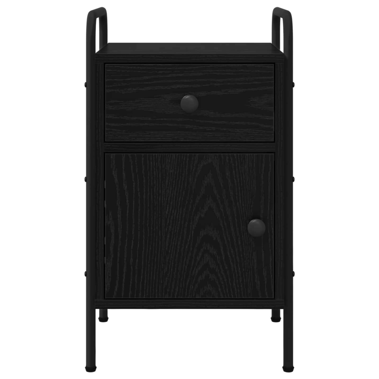 Noćni ormar Crni hrast 35 x 36,5 x 61 cm Konstruirano drvo