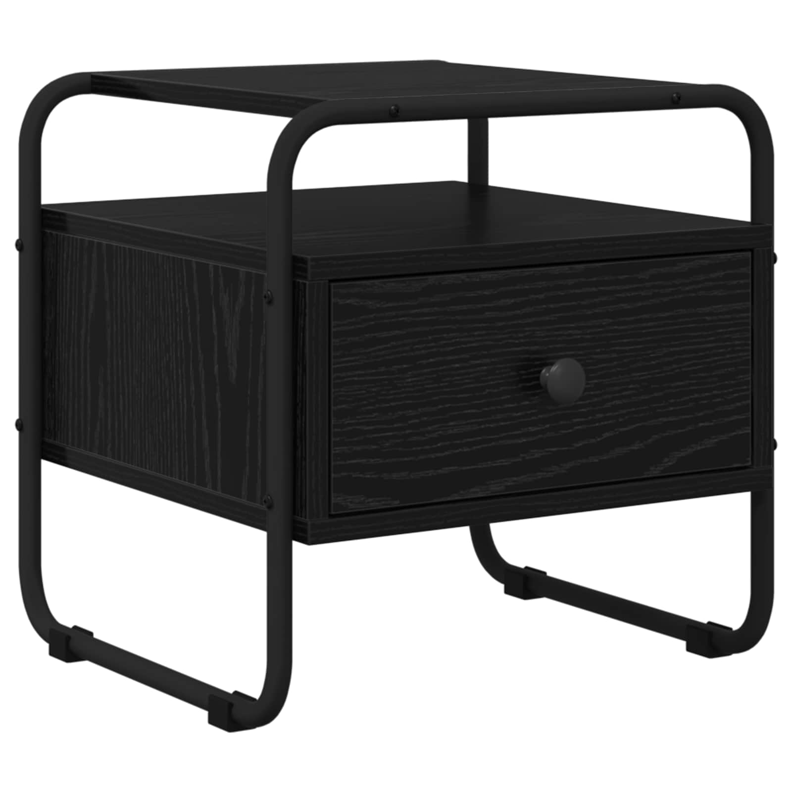 Noćni ormar Crni hrast 40 x 39,5 x 40 cm Konstruirano drvo