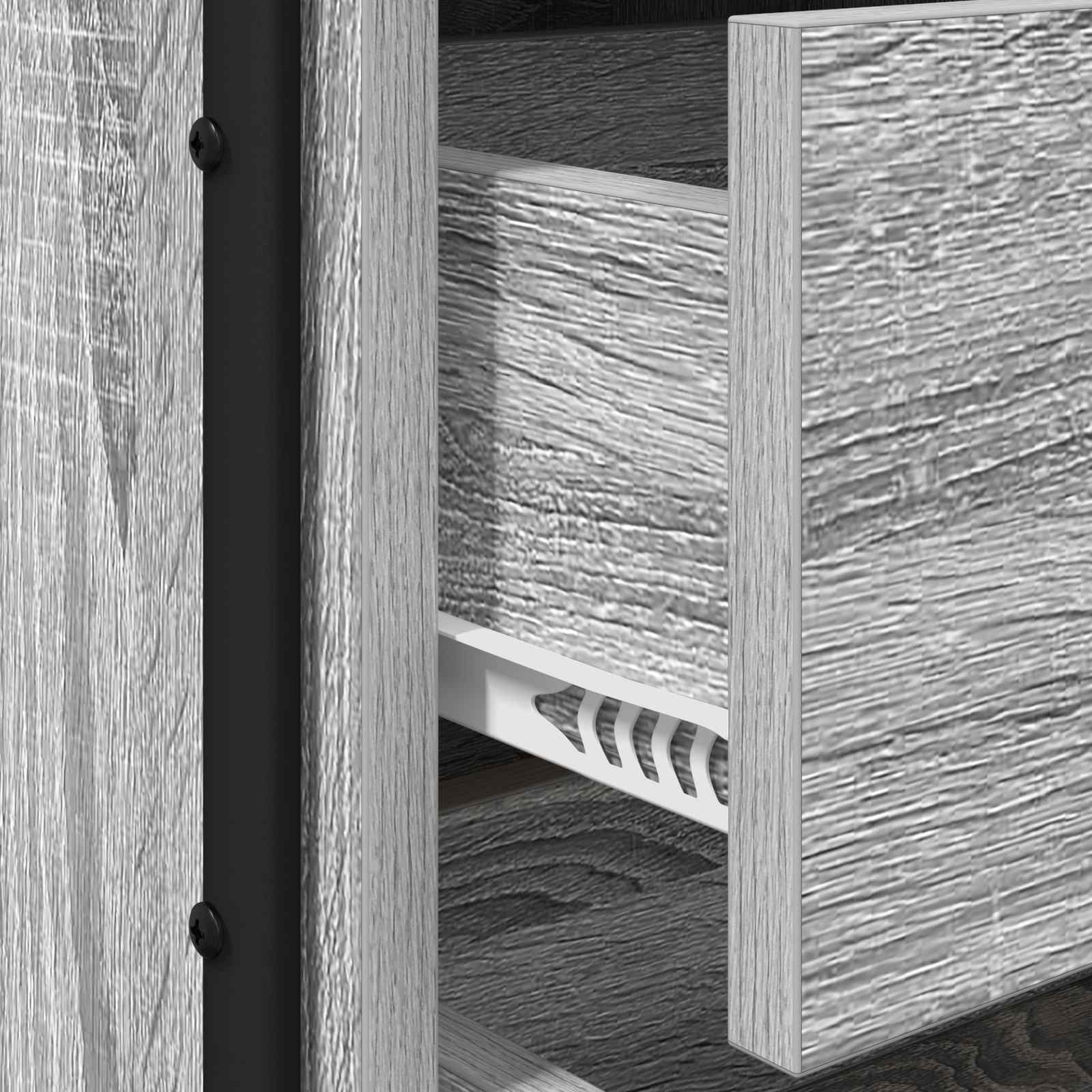 Noćni ormar Siva Sonoma 40 x 39,5 x 40 cm Konstruirano drvo