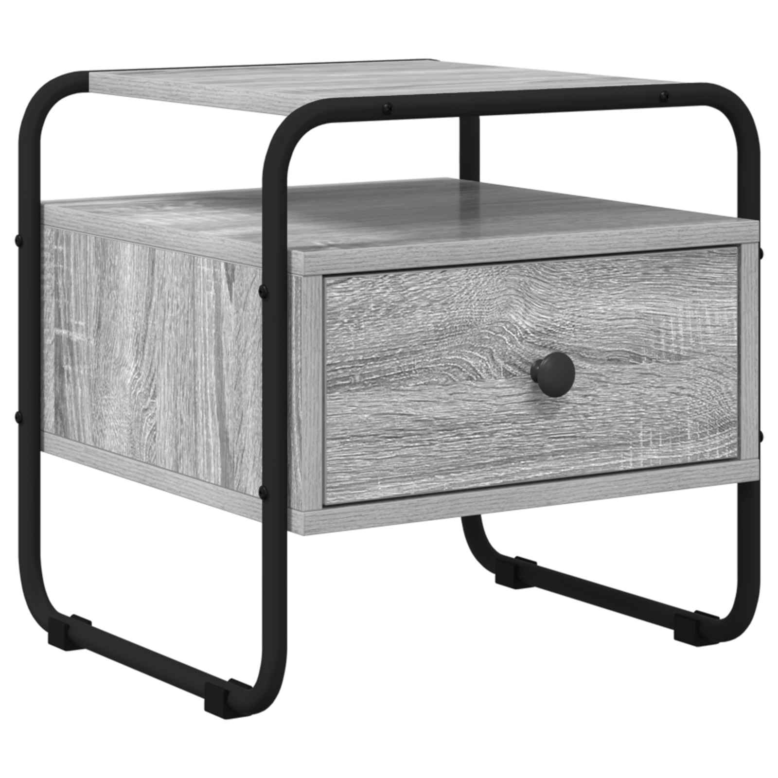 Noćni ormar 2 kom. Siva Sonoma 40 x 39,5 x 40 cm