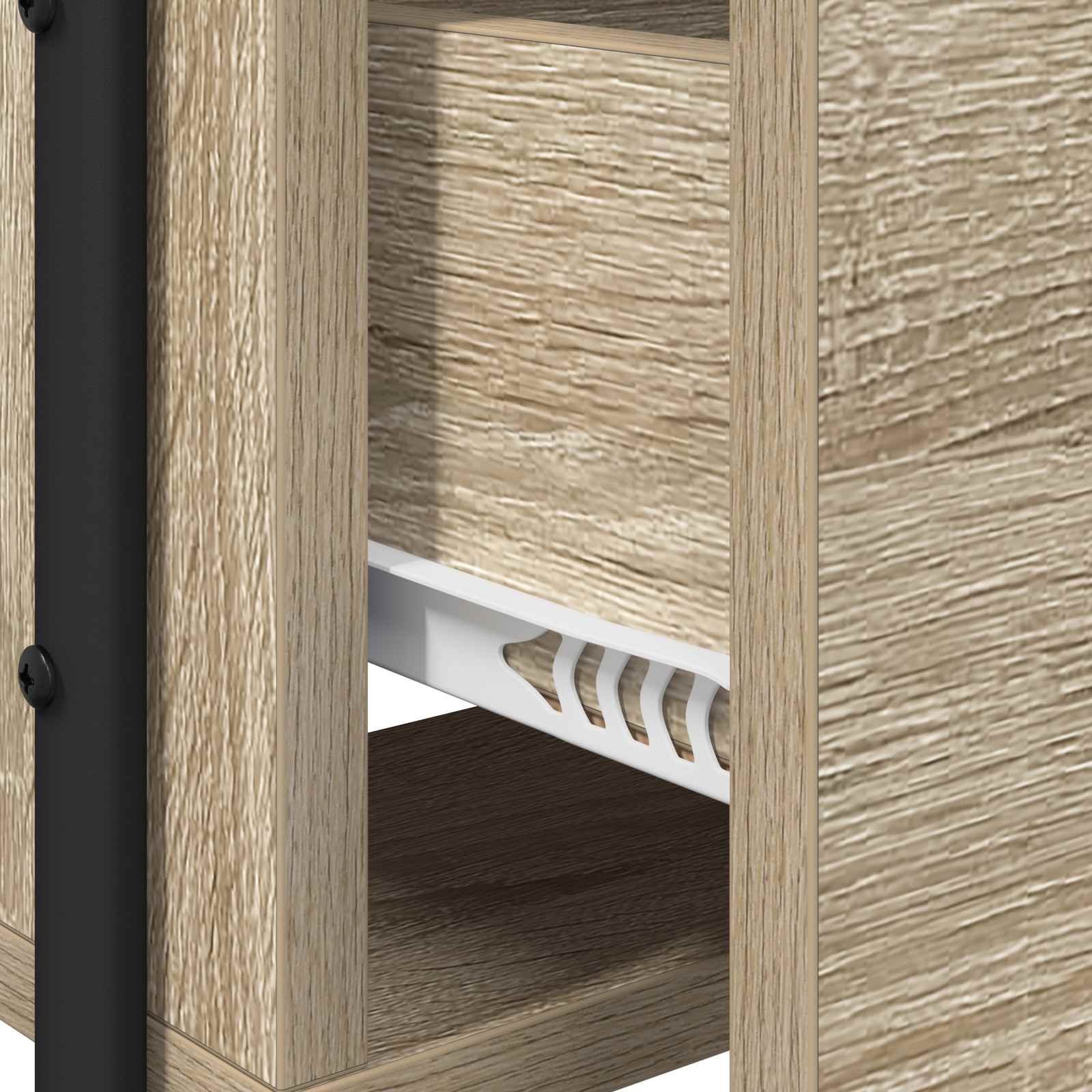 Toaletni stol s ladicama Hrast sonoma 100 x 36,5 x 136 cm
