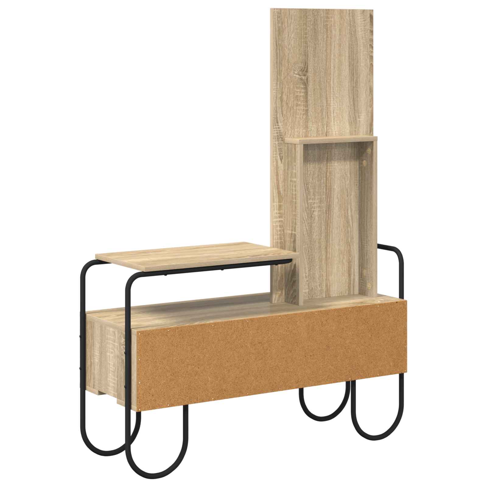 Toaletni stol s ladicama Hrast sonoma 100 x 36,5 x 136 cm