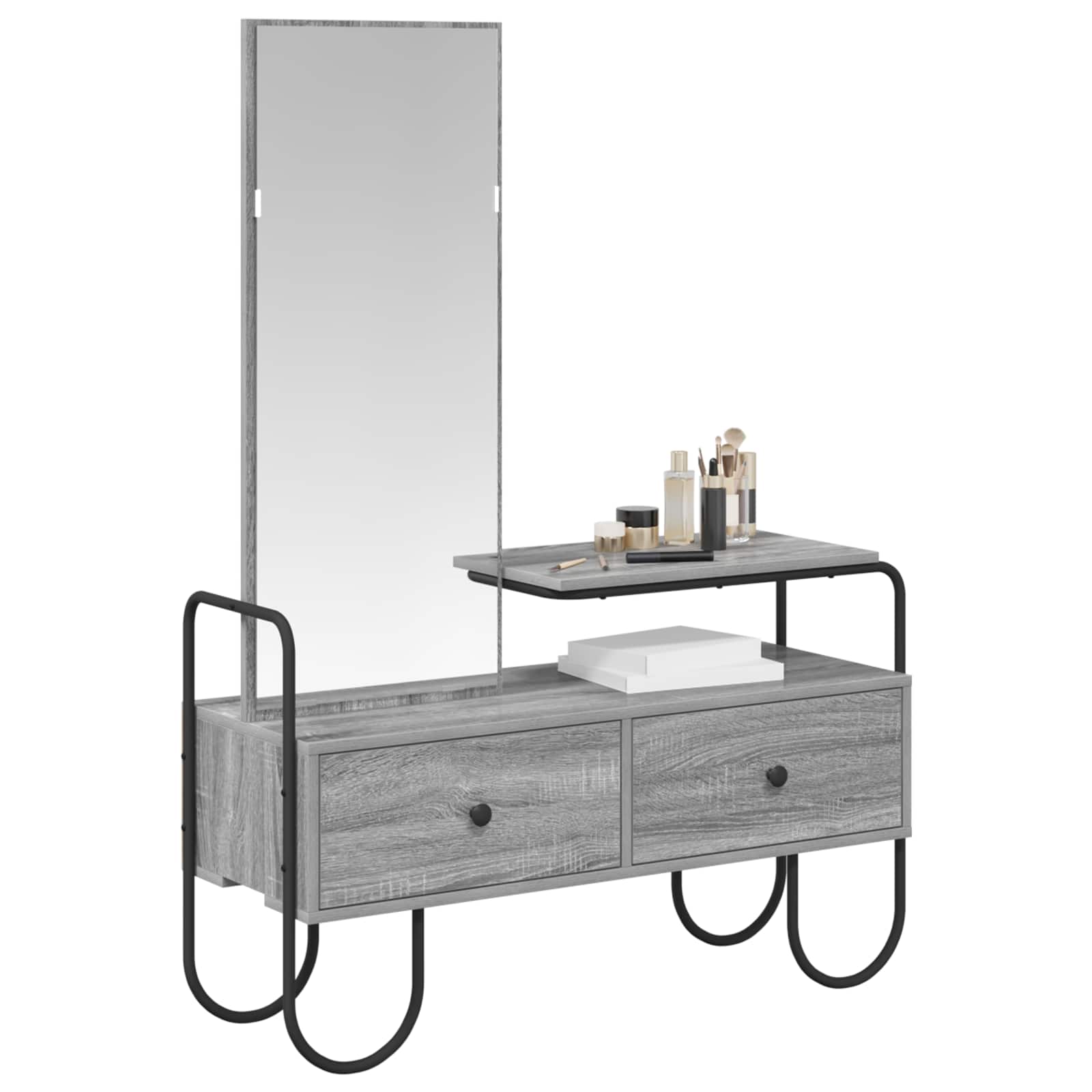 Toaletni stol Siva Sonoma 100 x 36,5 x 136 cm Konstruirano drvo