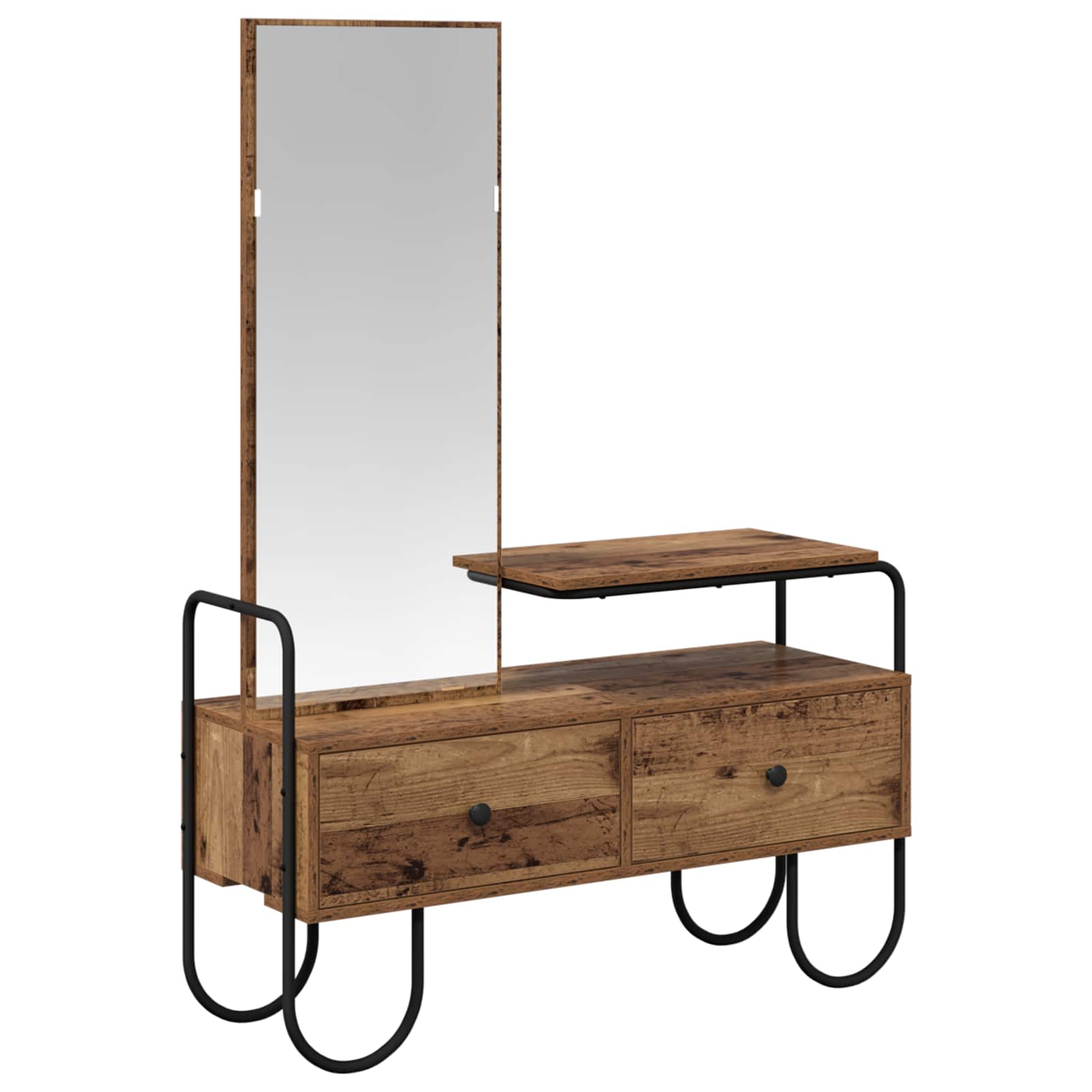 Toaletni stol Staro drvo 100 x 36,5 x 136 cm Konstruirano drvo