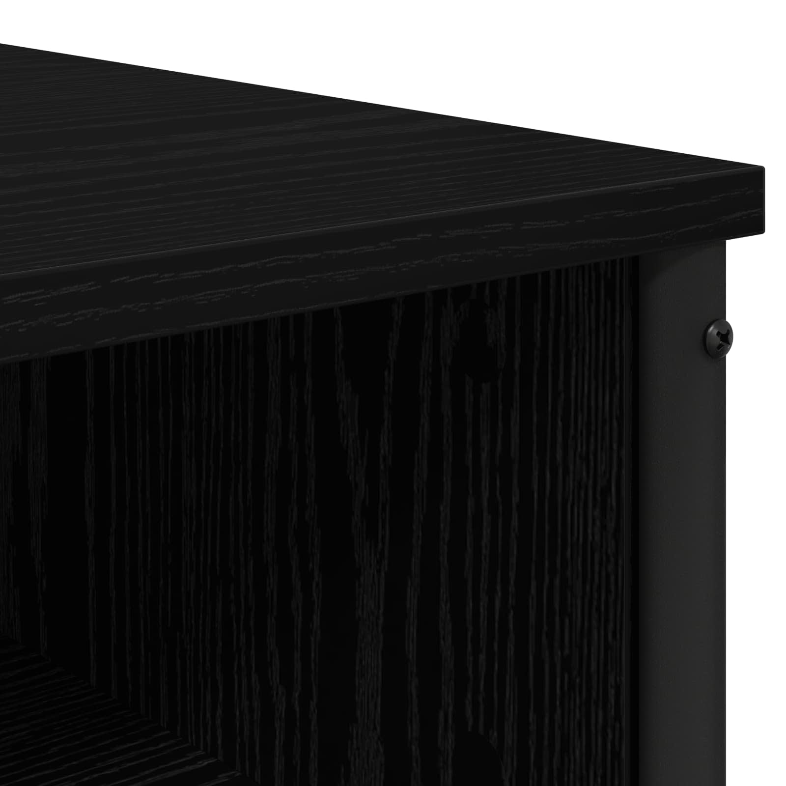 Toaletni stol Crni hrast 81 x 40 x 131 cm Konstruirano drvo