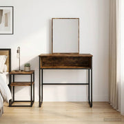 Toaletni stol Dimljeni hrast 81 x 40 x 131 cm Konstruirano drvo