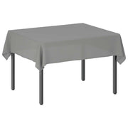 Tkanina za stol Pravokutni Svjetlosiva 140 x 160 cm Poliester