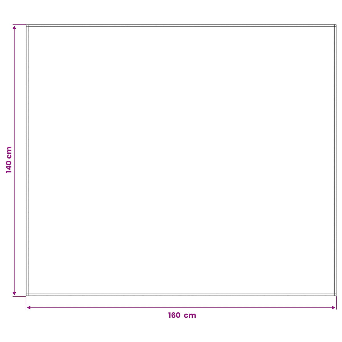 Tkanina za stol Pravokutni Svjetlosiva 140 x 160 cm Poliester