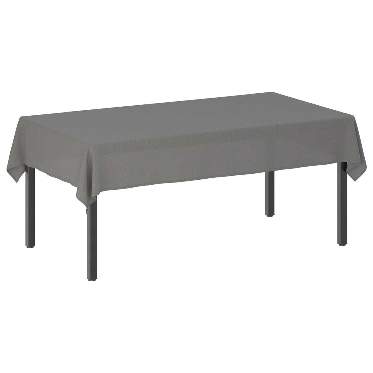 Tkanina za stol Pravokutni Svjetlosiva 140 x 200 cm