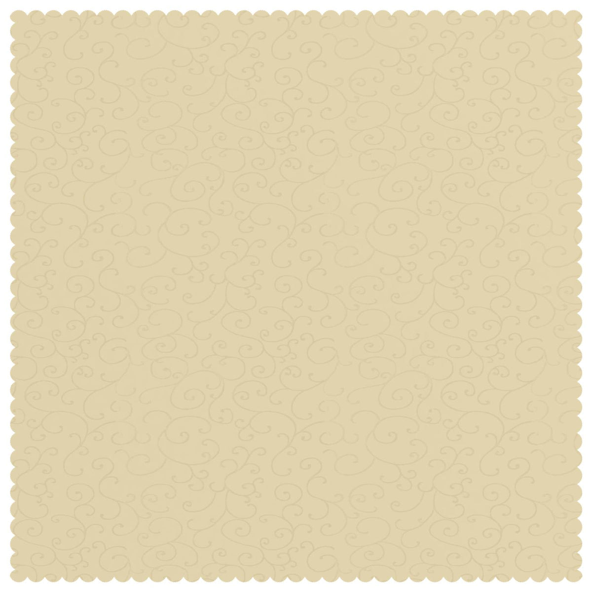 Tkanina za stol Četvrtasti Krem bijela 110 x 110 cm