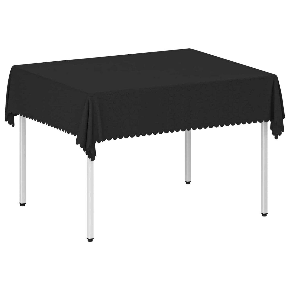 Tkanina za stol Pravokutni Tamnosiva 140 x 180 cm