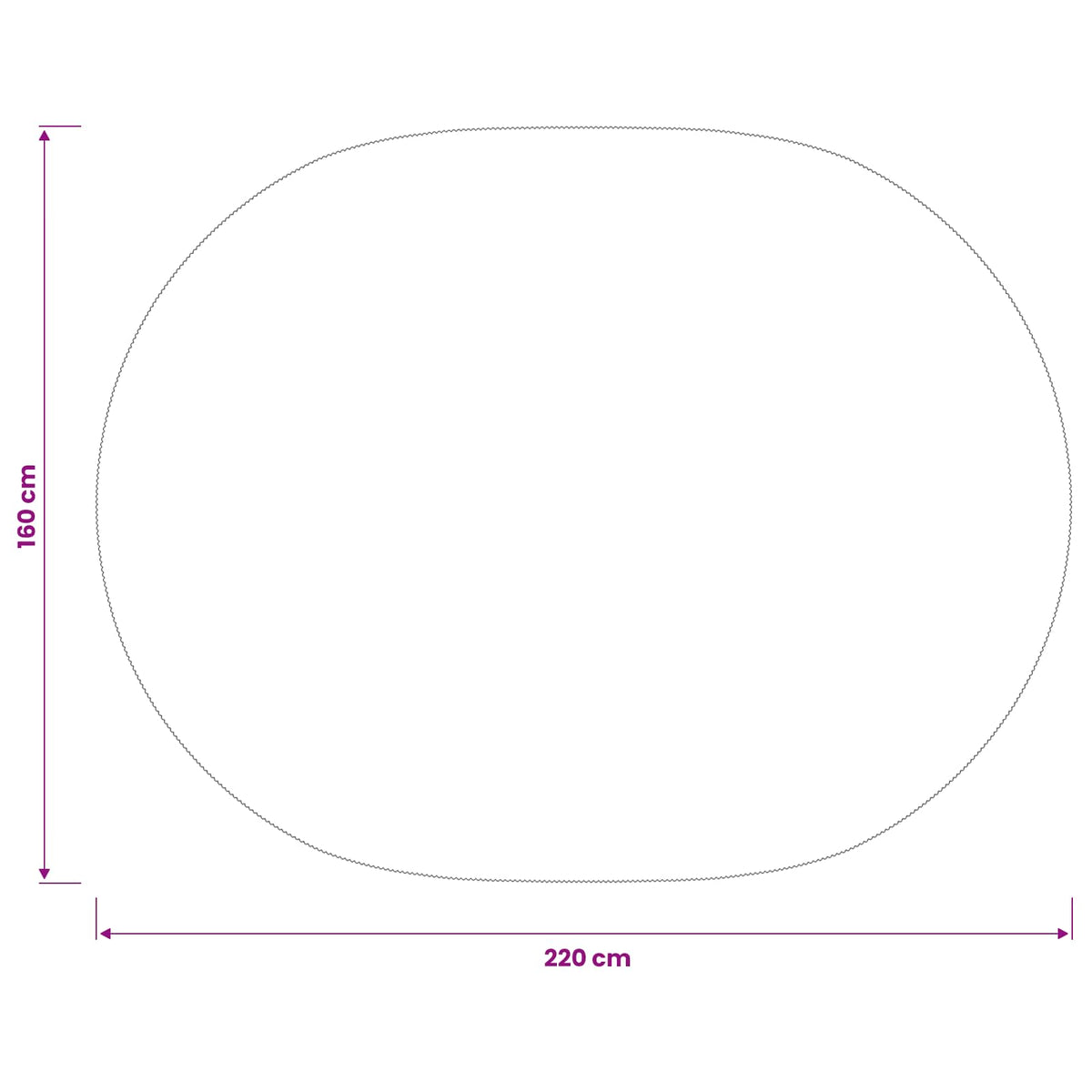 Tkanina za stol 5 kom. Ovalni Bež 160 x 220 cm Poliester