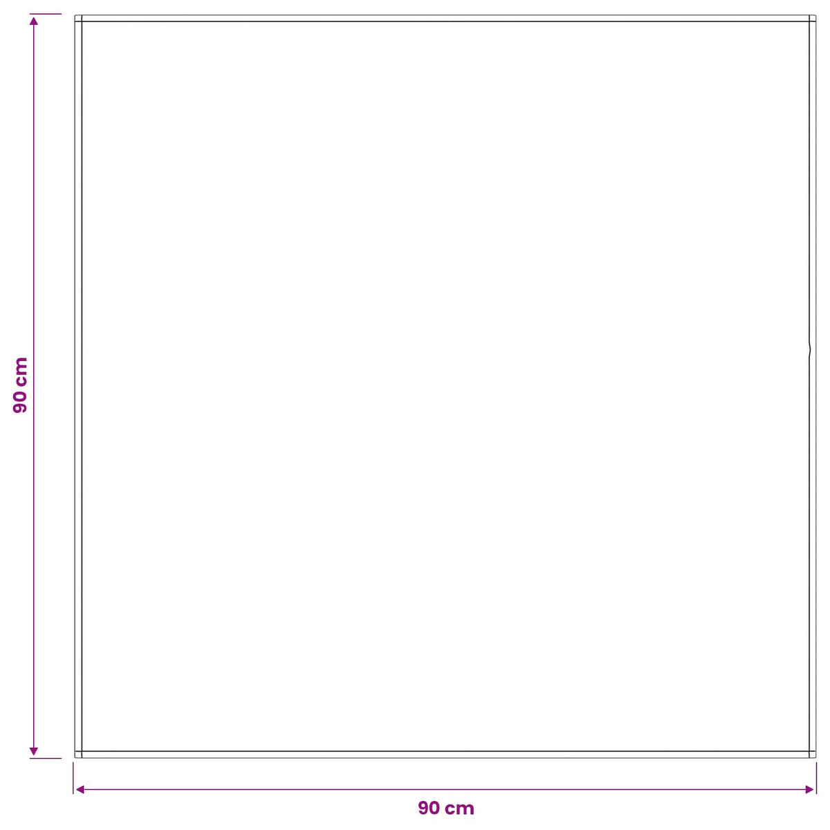 Tkanina za stol 5 kom. Četvrtasti Tamnosiva 90 x 90 cm