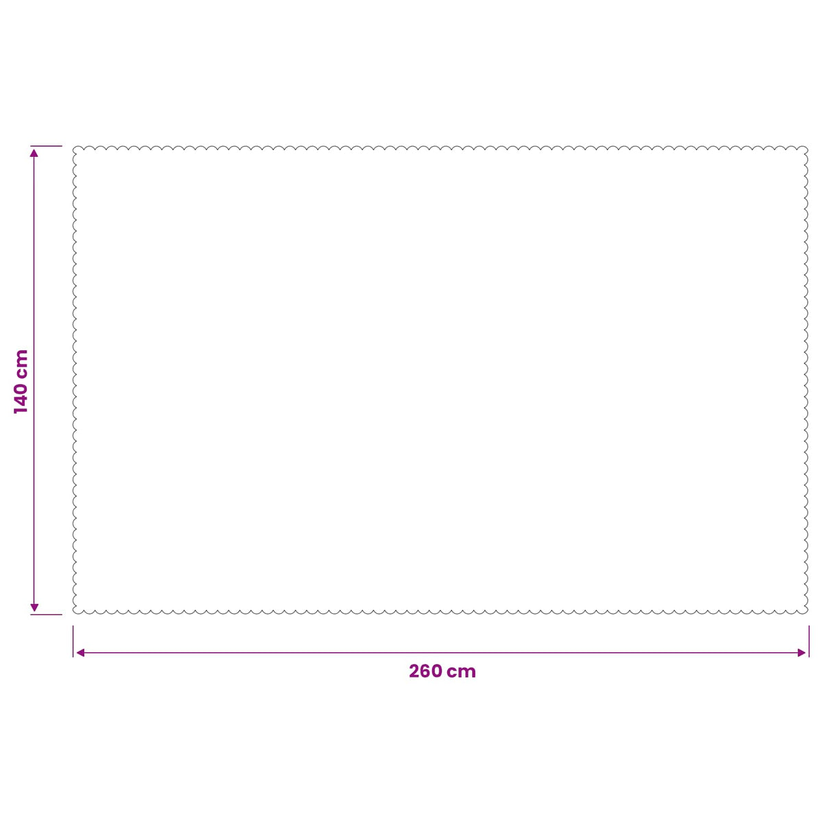 Tkanina za stol 5 kom. Pravokutni Tamnosiva 140 x 260 cm