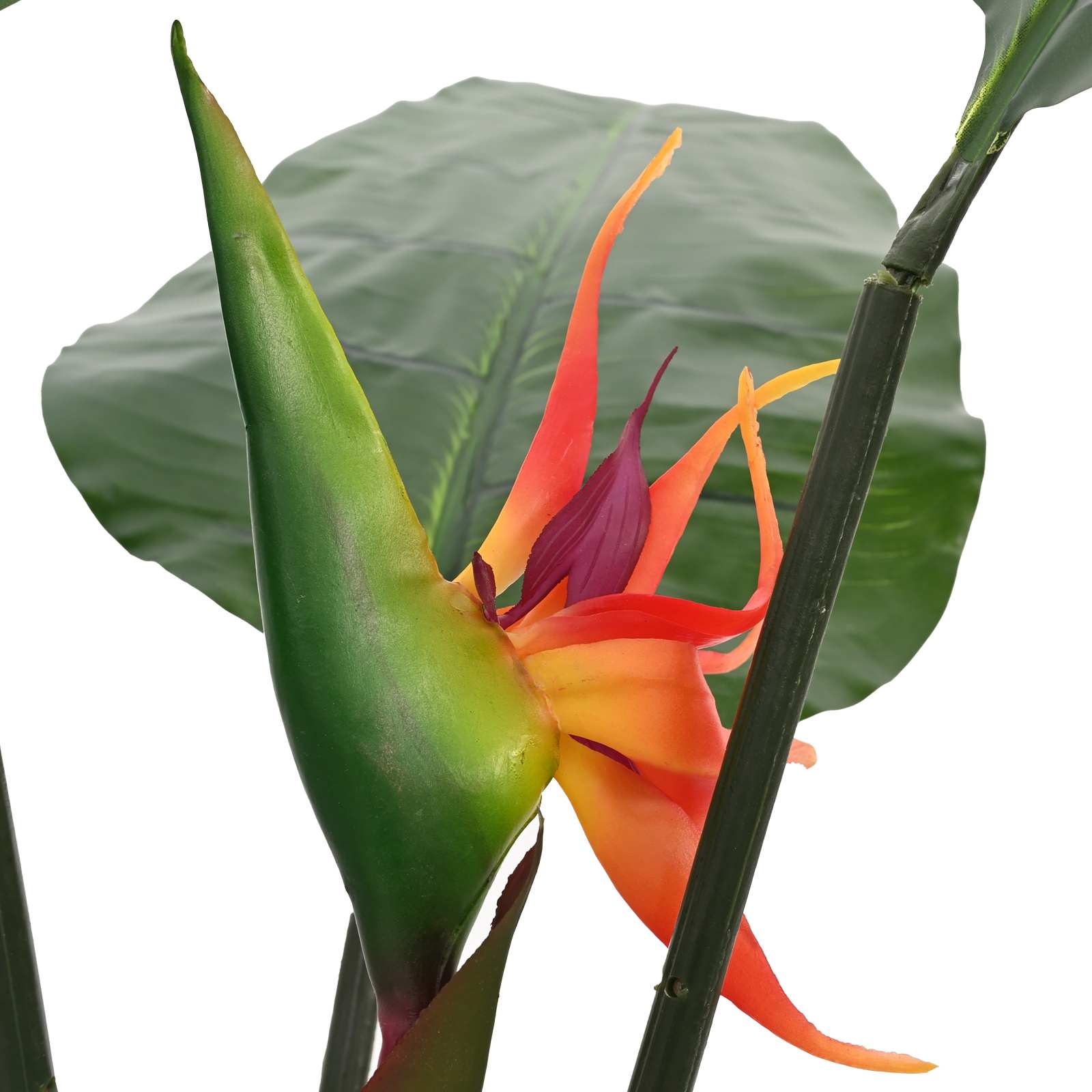 Umjetna Strelitzia Biljka Zelena 70 x 18 x 155 cm Tkanina i PE