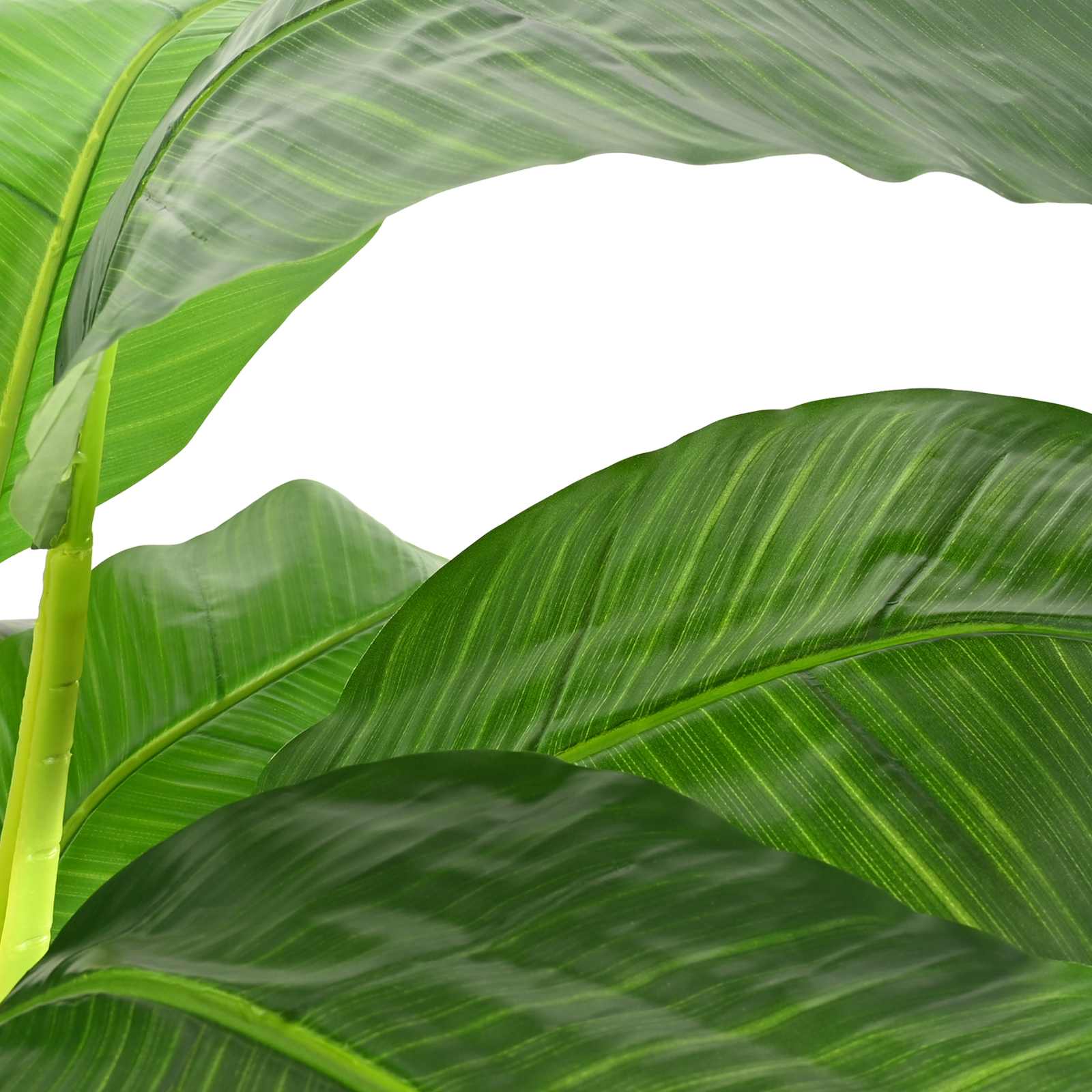 Umjetno banana drvo Zelena 125 x 25 x 250 cm Tkanina i bambus