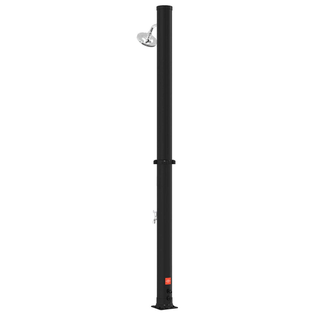 Solarni tuš s tušem i slavinom 20 l PVC, ABS, Legirani cink