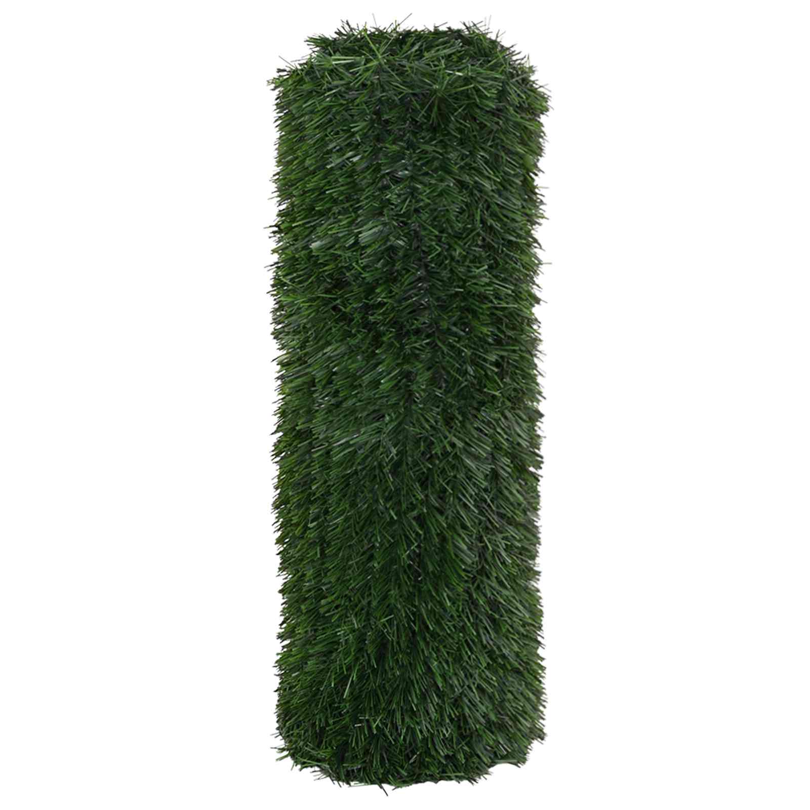 Umjetna ograda Tamnozelena 1 x 3 m PVC i čelik