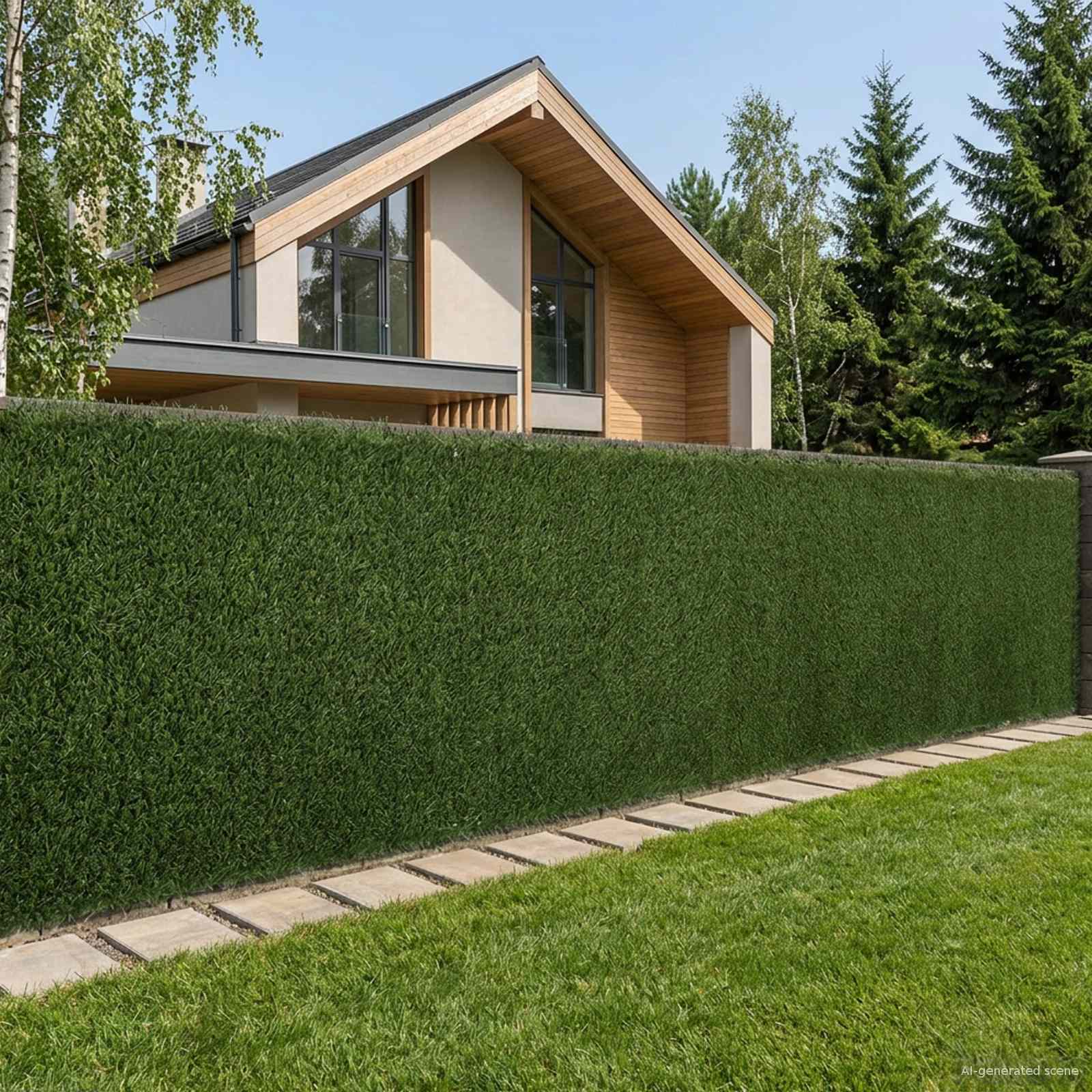Umjetna ograda Svijetlo zelena 1 x 4 m PVC i čelik