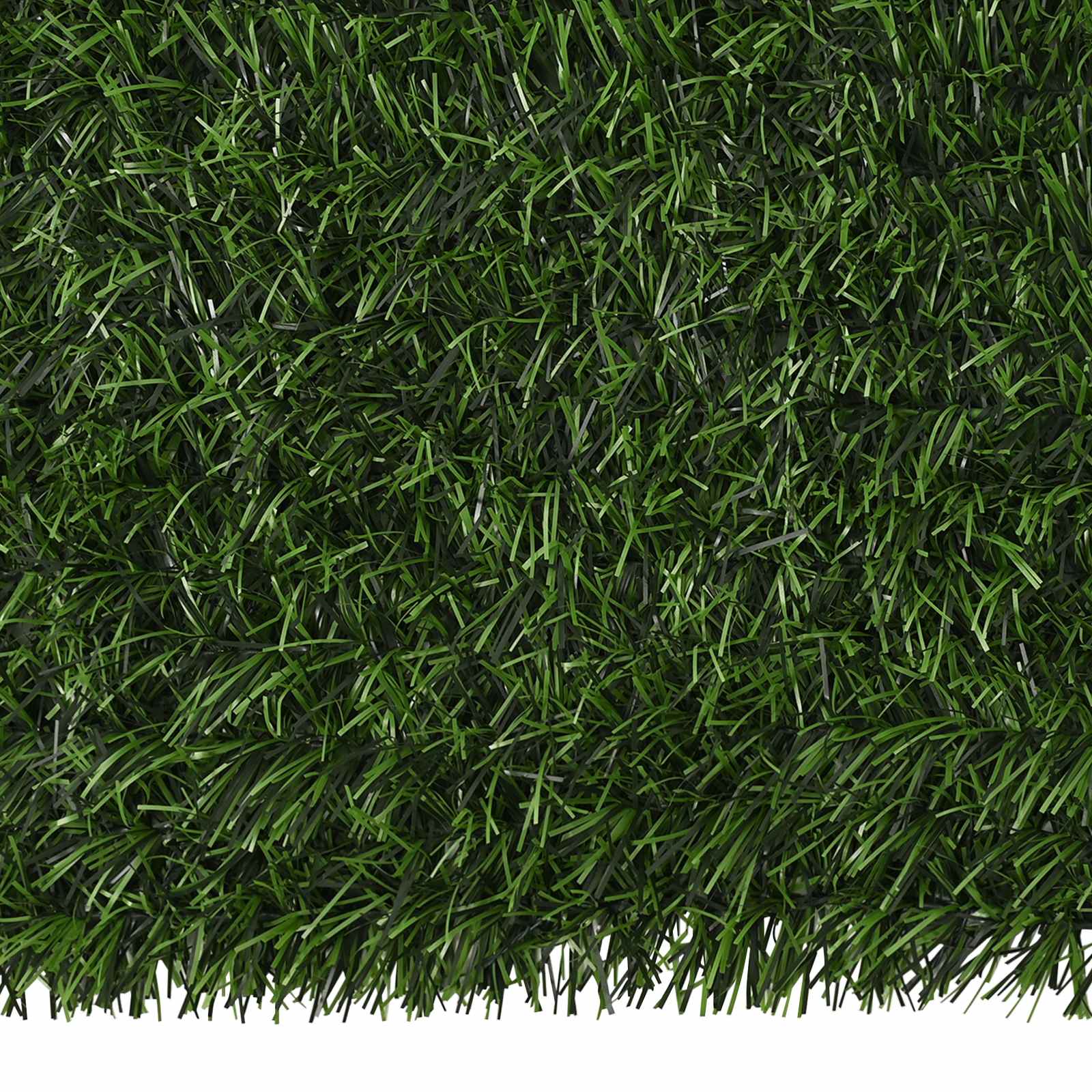Umjetna ograda Svijetlo zelena 1 x 6 m PVC i čelik
