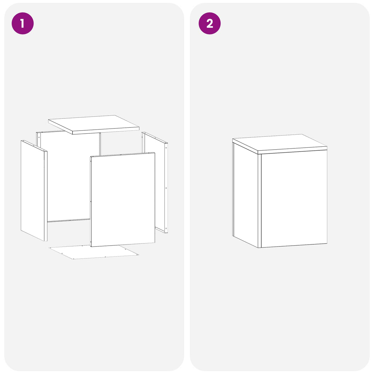 Stalak za biljke 2 pcs Bijela 30 x 30 x 40 cm Čelik