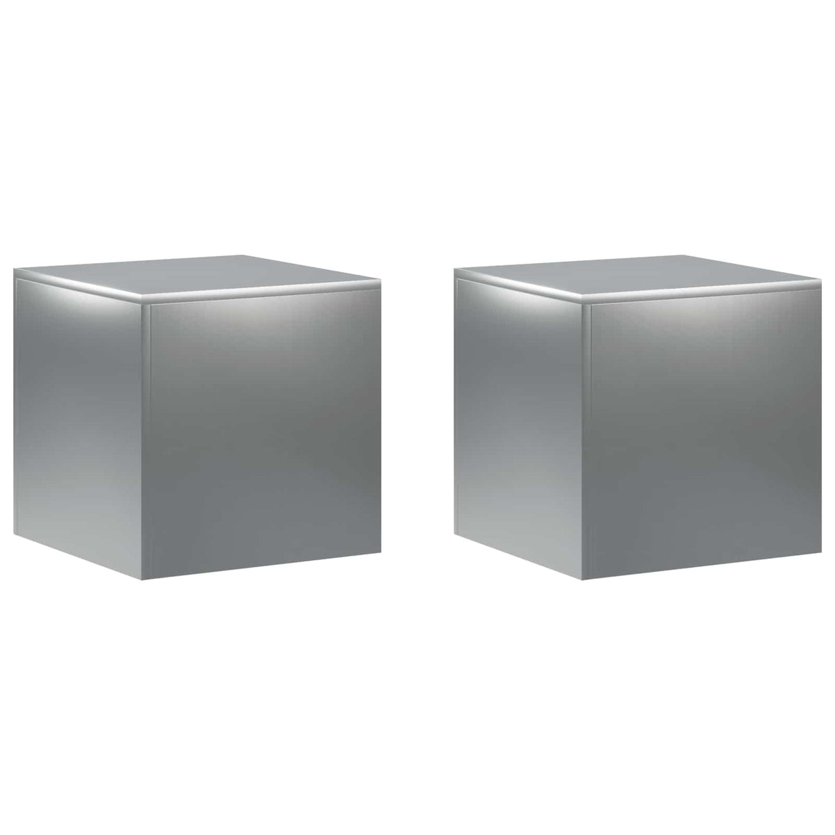 Stalak za biljke 2 pcs Srebrna 40 x 40 x 40 cm Nehrđajući čelik
