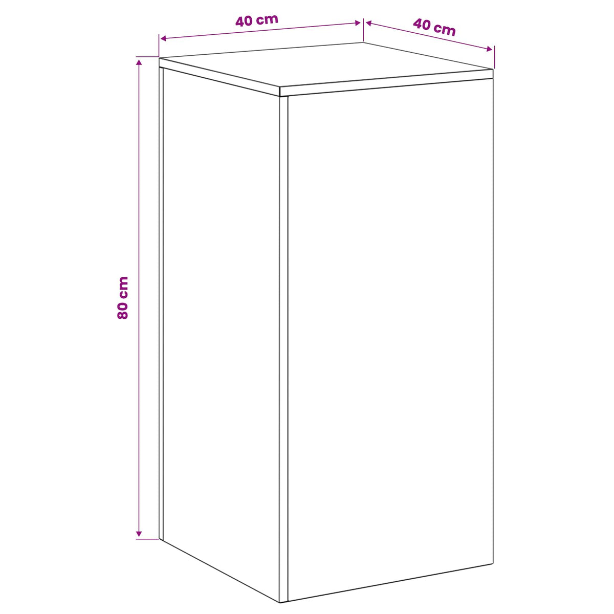 Stalak za biljke 2 pcs Bijela 40 x 40 x 80 cm Čelik