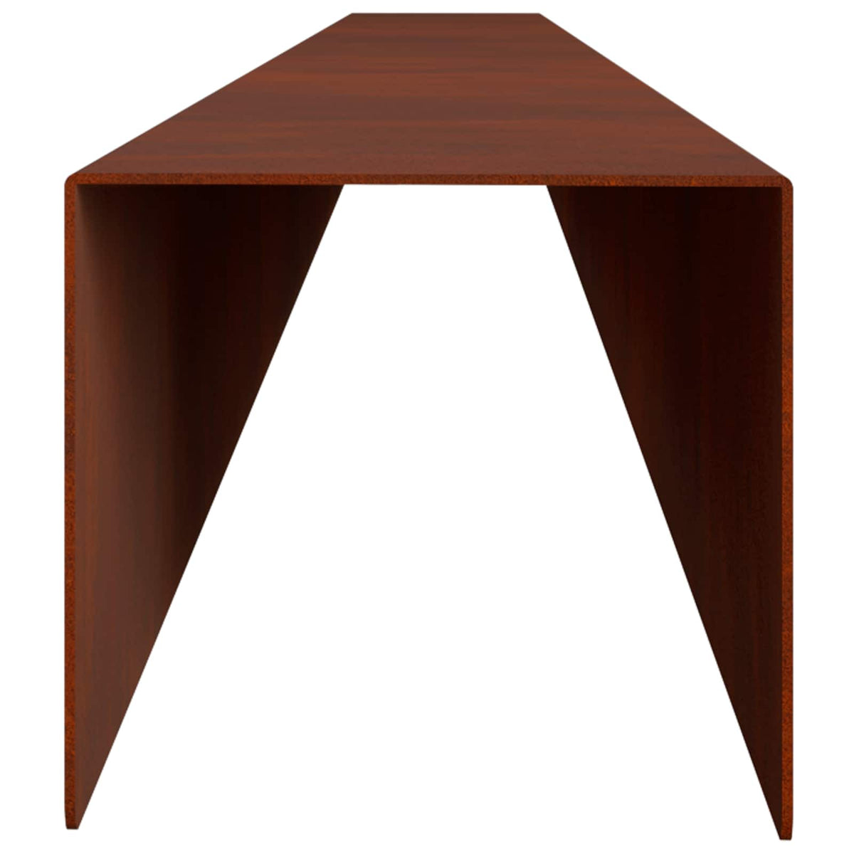 Profil za rubove vrta 2 kom. 100 x 6 x 5 cm Otporni čelik Rđa