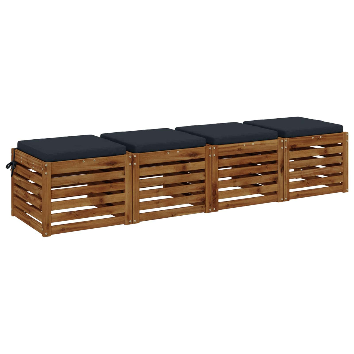 Jastučići za sjedenje SOEST 4 kom. 100% poliester Tamno plava