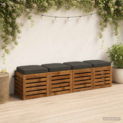 Set jastučića od 4 komada SOEST 4 pcs 100% poliester Antracit