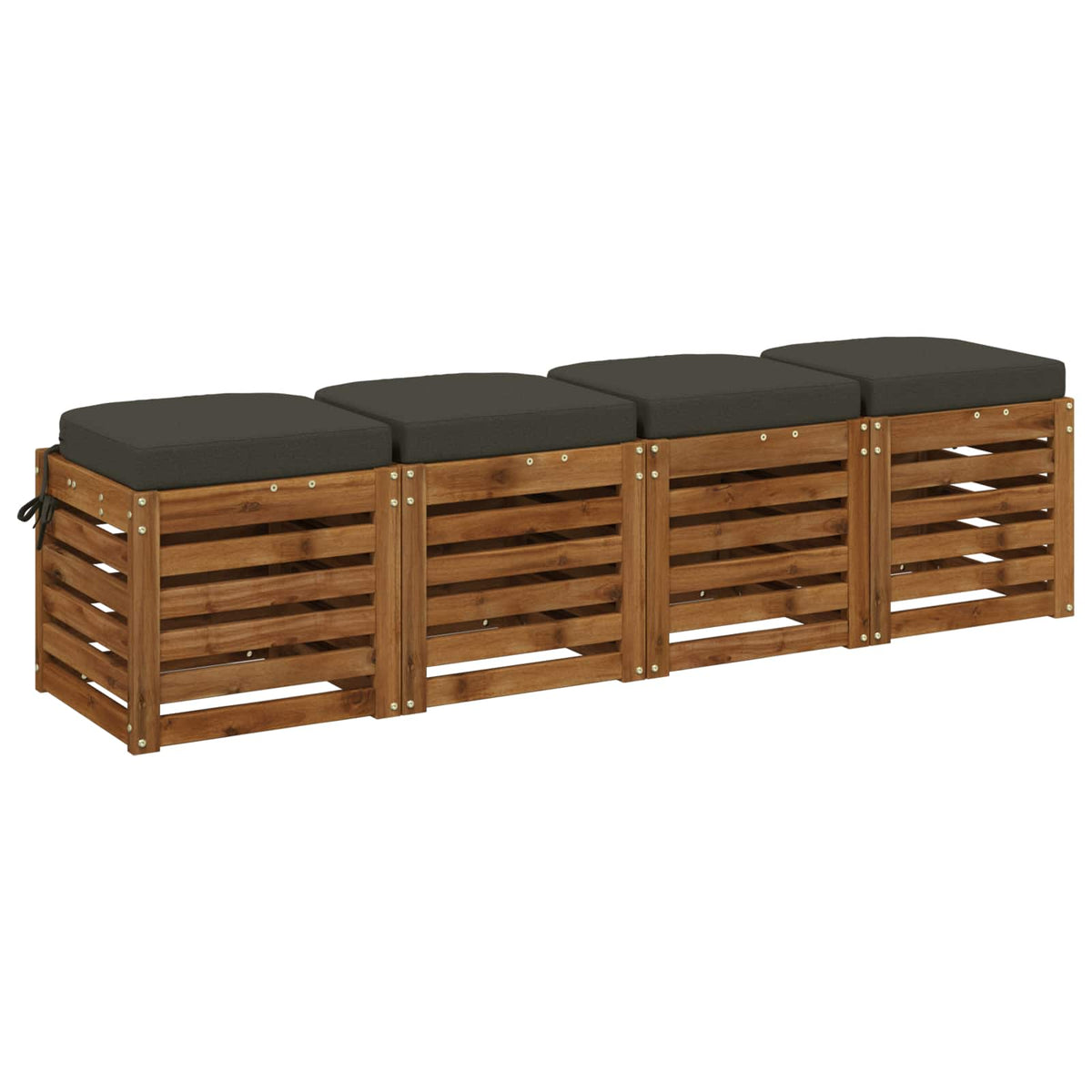 Set jastučića od 4 komada SOEST 4 pcs 100% poliester Antracit