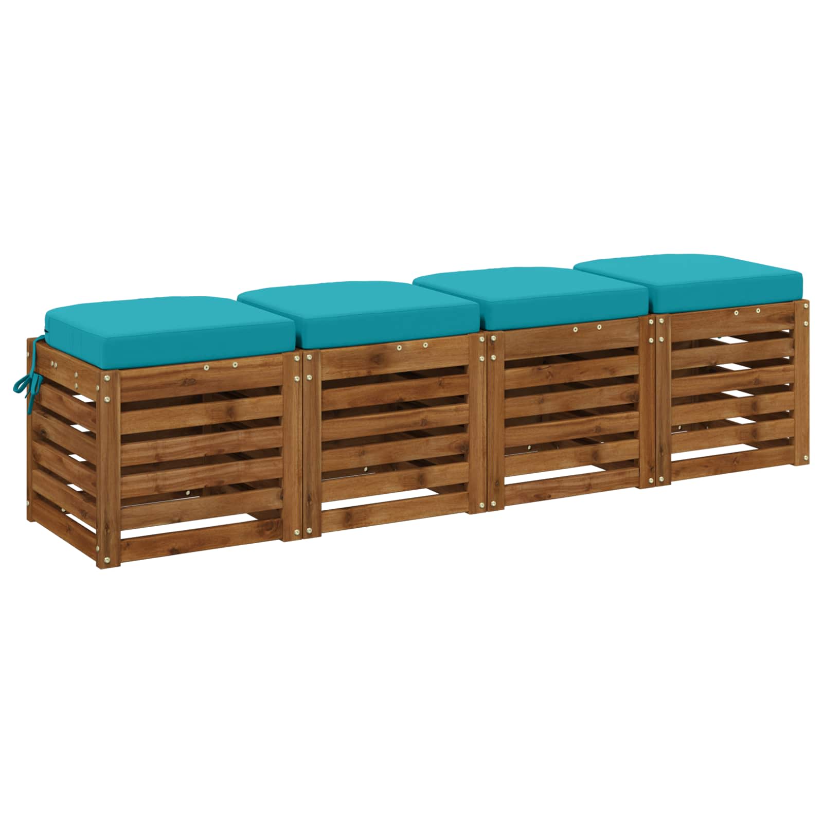 Set jastučića od 4 komada SOEST 4 pcs 100% poliester Tirkizna